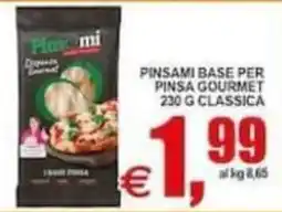 Pewex Pinsami base per pinsa gourmet classica offerta