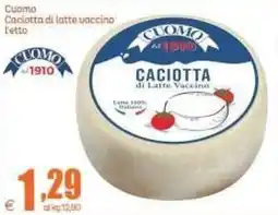 Elite Cuomo Caciotta di latte vaccino offerta