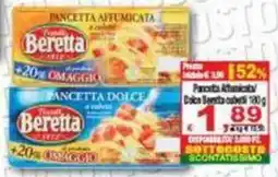 CTS Supermercati Pancetta Beretta offerta