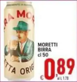 Iper Triscount Moretti birra offerta