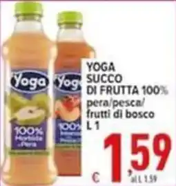 Iper Triscount Yoga succo di frutta 100% offerta