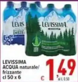 Iper Triscount LeviSSIMA acqua naturale offerta