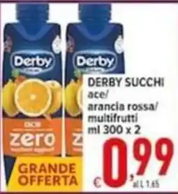 Iper Triscount Derby succhi offerta