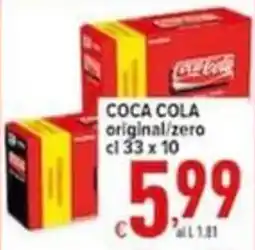 Iper Triscount Coca Cola original/zero offerta