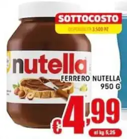 Sacoph Ferrero Nutella offerta