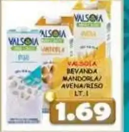 MercADone Valsola bevanda mandorla/avena/riso offerta