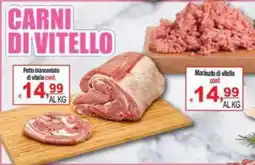 CTS Supermercati Petto biancostato di vitello offerta