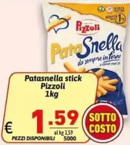 Ipercarni Patasnella stick Pizzoli offerta