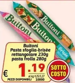 Ipercarni Buitoni Pasta sfoglia-brisèe offerta
