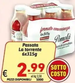 Ipercarni Passata La torrente offerta