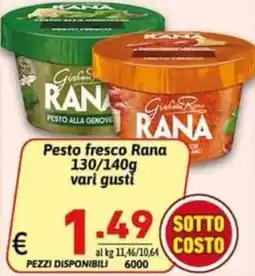 Ipercarni Pesto fresco Rana offerta
