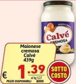 Ipercarni Maionese cremosa Calvé offerta