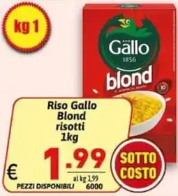 Ipercarni Riso Gallo Blond risotti offerta