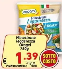 Ipercarni Minestrone leggerezza Orogel offerta