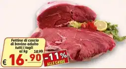 Ipercarni Fettine di coscio di bovino adulto offerta