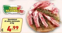 Ipercarni Spuntature di suino nazionale offerta