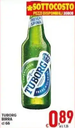 Iper Triscount Tuborg birra offerta