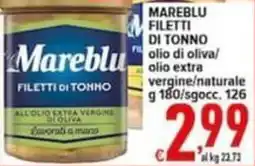 Iper Triscount Mareblu filetti di tonno offerta