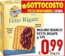 Iper Triscount Fette Rigate Mulino Bianco offerta