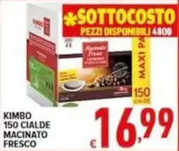 Iper Triscount Kimbo cialde macinato fresco offerta