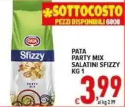 Iper Triscount Pata party mix salatini sfizzy offerta