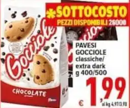 Iper Triscount Gocciolè chocolate offerta