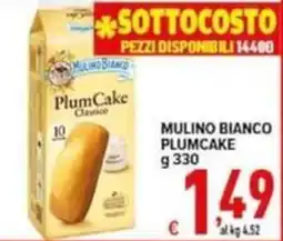Iper Triscount Mulino Bianco Plumcake offerta