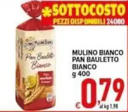 Iper Triscount Mulino Bianco Pan Bauletto Bianco offerta
