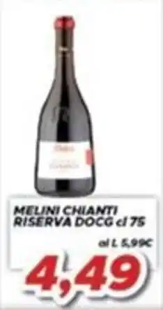 MA Supermercati Melini Chianti Riserva DOCG offerta