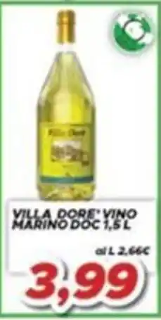 MA Supermercati Villa Dore' vino Marino DOC offerta