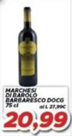 MA Supermercati Marchesi di Barolo Barbaresco DOCG offerta