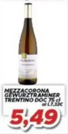 MA Supermercati Mezzacorona Gewürztraminer offerta
