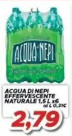 MA Supermercati Acqua di Nepi effervescente naturale offerta