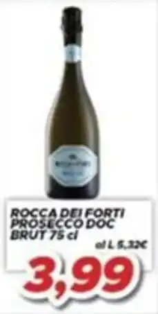 MA Supermercati Rocca dei Forti Prosecco DOC Brut offerta