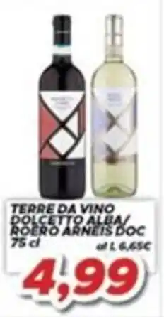 MA Supermercati Terre da Vino Dolcetto Alba/ Roero Arneis Doc offerta