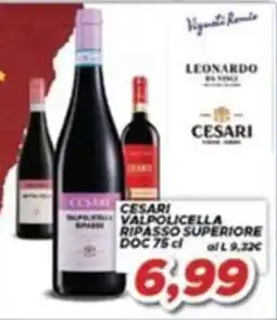 MA Supermercati Cesari Valpolicella Ripasso Superiore offerta
