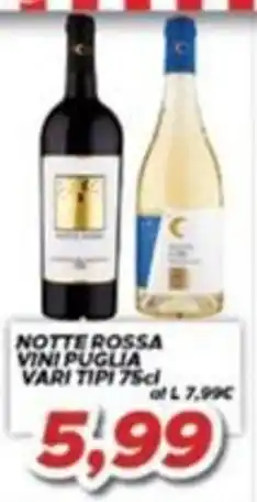 MA Supermercati Notte Rossa vini Puglia offerta