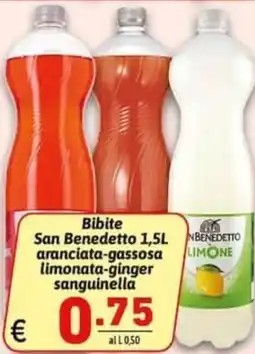 Ipercarni Bibite San Benedetto offerta