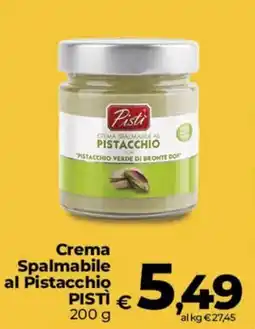 Ipercoop Radenza Crema Spalmabile al Pistacchio PISTÌ offerta