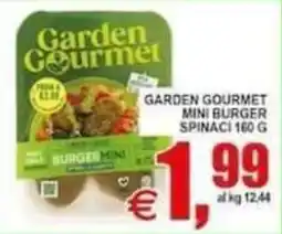 Pewex Garden Gourmet mini burger spinaci offerta
