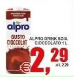Pewex Alpro drink soia cioccolato offerta