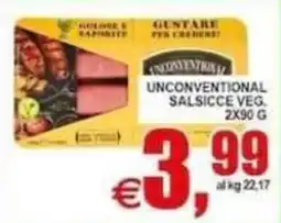 Pewex Unconventional Salsicce Veg offerta