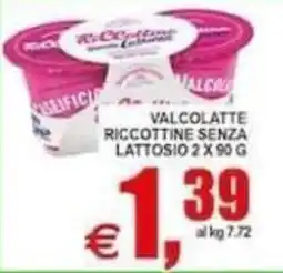 Pewex Valcolatte ricottine senza lattosio offerta