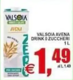 Pewex Valsòia avena drink 0 zuccheri offerta