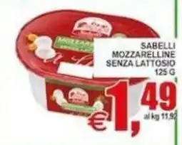 Pewex Sabelli mozzarelline senza lattosio offerta
