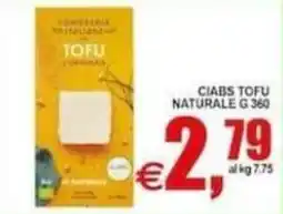 Pewex Ciabs tofu naturale offerta