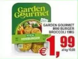 Pewex Garden Gourmet mini burger broccoli offerta