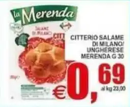 Pewex La Merenda salame di milano offerta