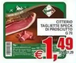 Pewex Citterio tagliette speck di prosciutto offerta
