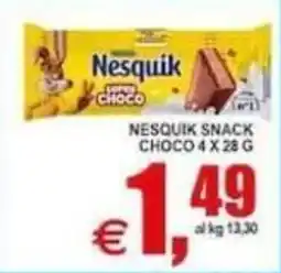 Pewex Nesquik snack choco offerta